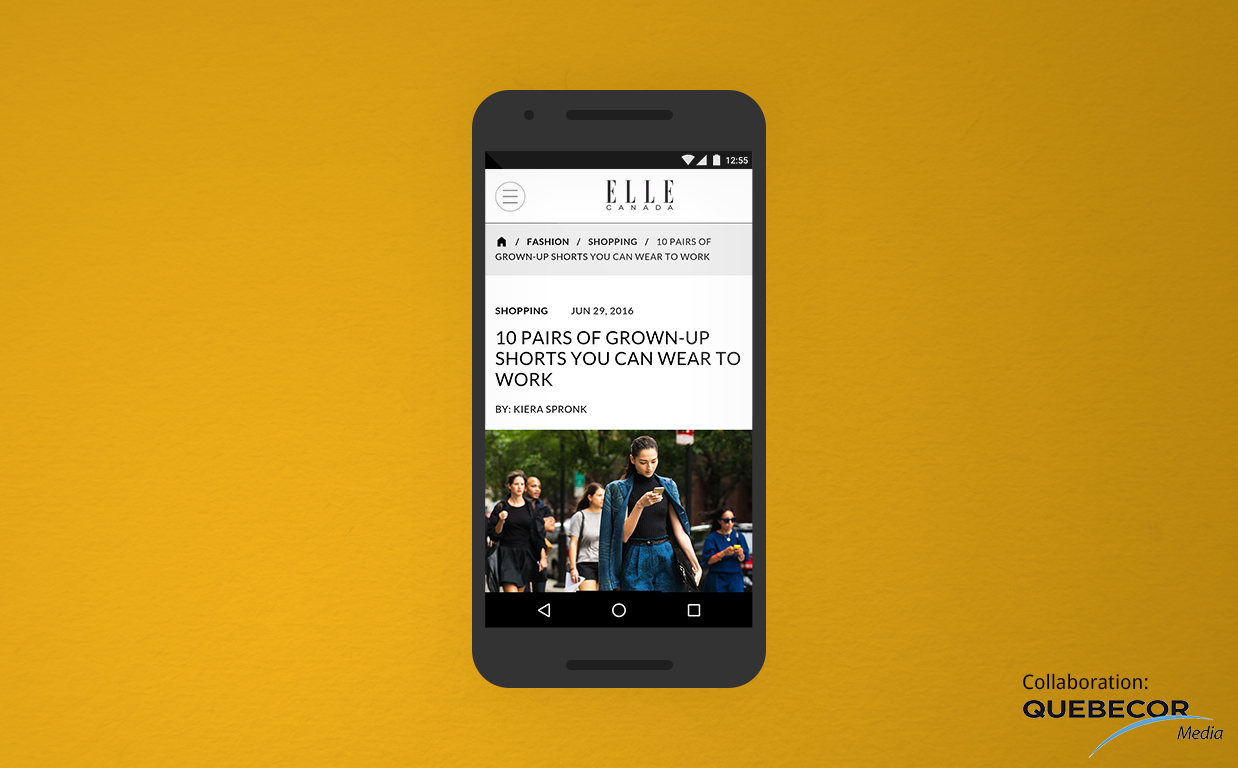 ELLE Canada screenshot