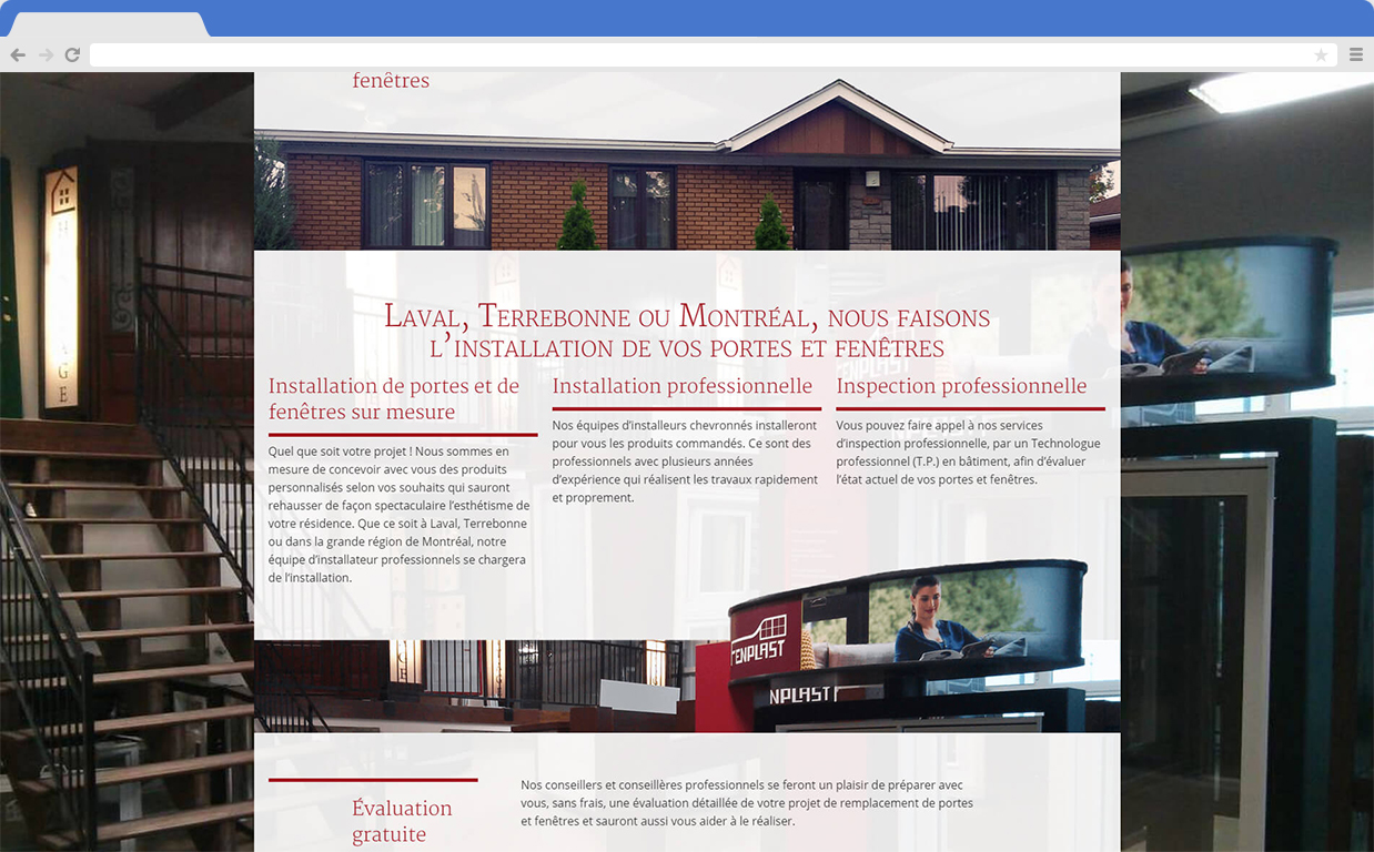Héritage Portes et Fenêtres screenshot