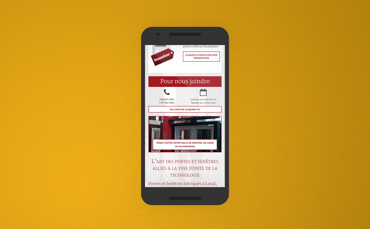 Héritage Portes et Fenêtres screenshot