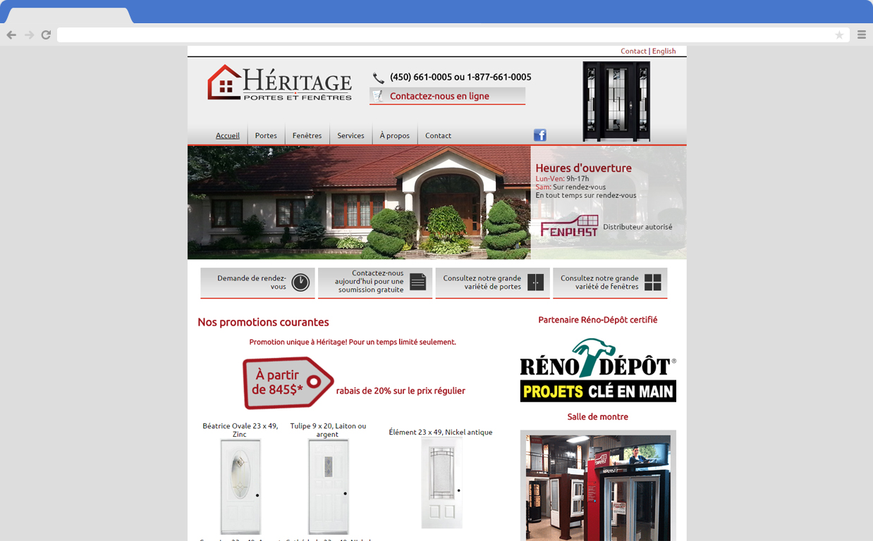 Héritage Portes et Fenêtres v1 screenshot