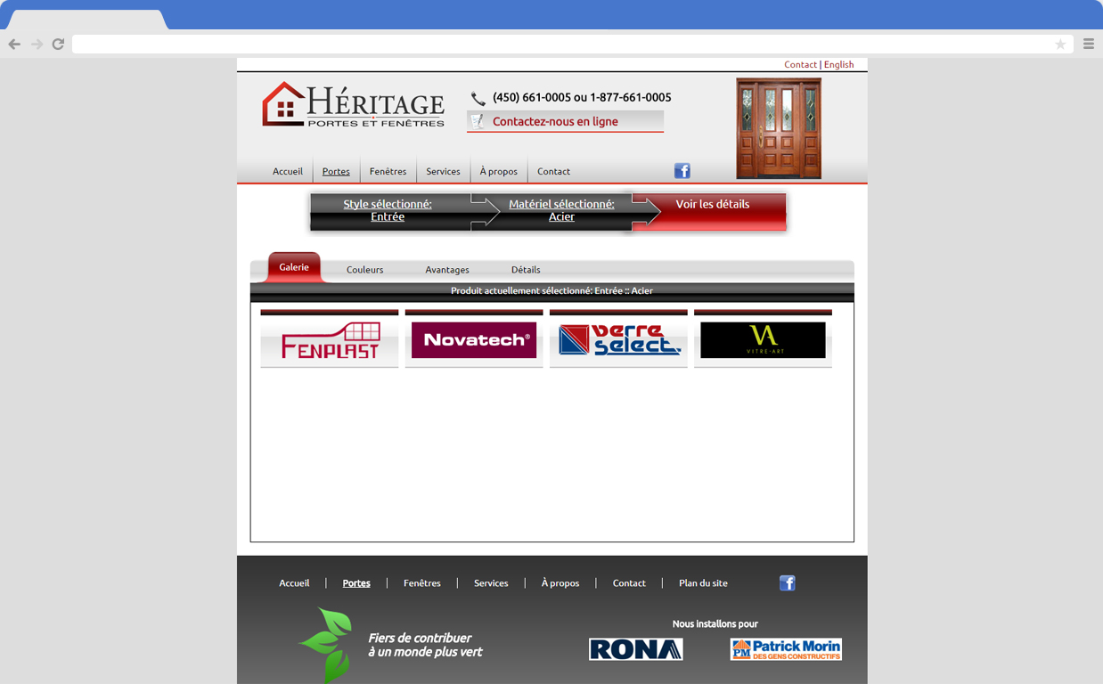 Héritage Portes et Fenêtres v1 screenshot