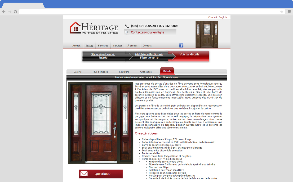 Héritage Portes et Fenêtres v1 screenshot