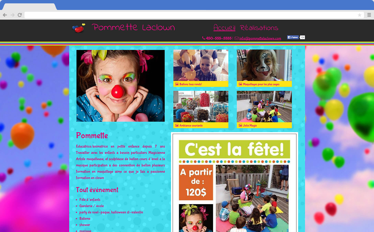 Pommette La Clown screenshot