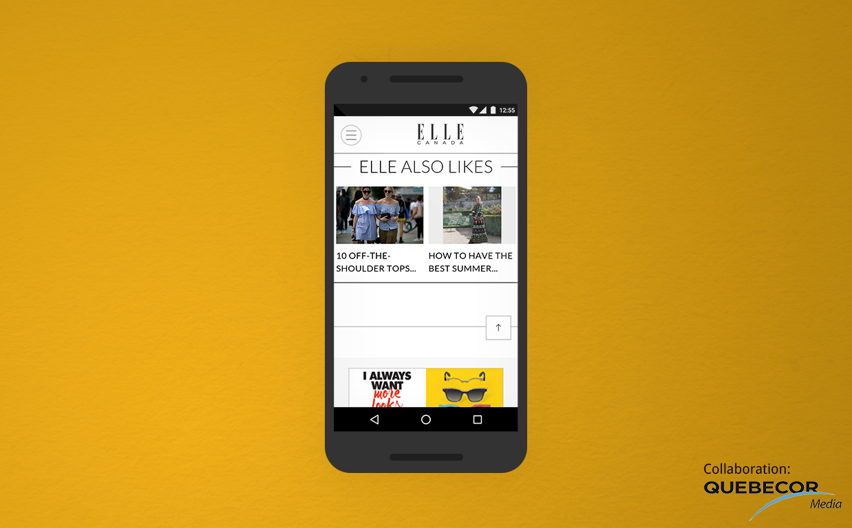 Quebecor Media screenshot