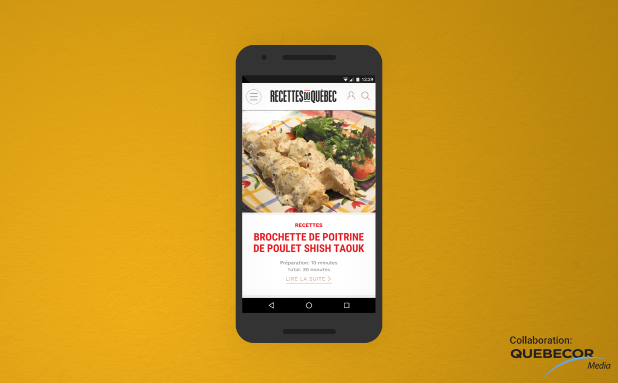 Recettes du Québec screenshot